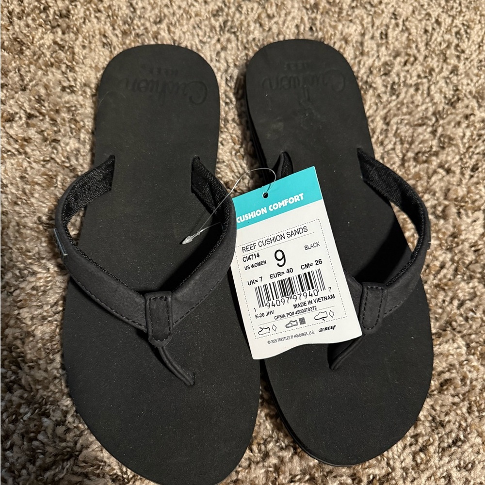 Reef Charcoal Sandals
